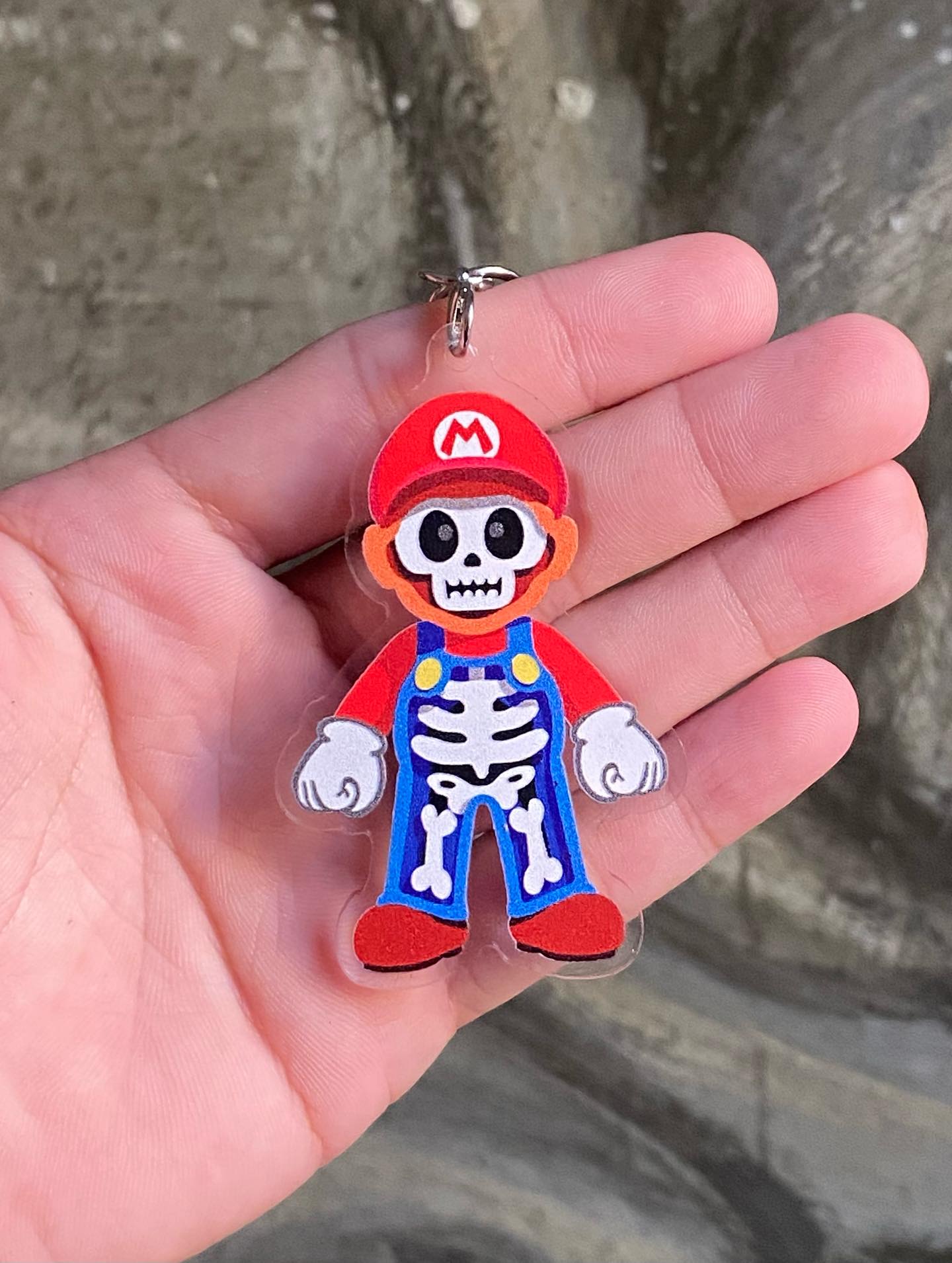 móc khóa mario